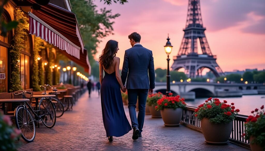 découvrez les meilleures destinations romantiques idéales pour un couple parisien en quête d'évasion et de moments d'intimité inoubliables.